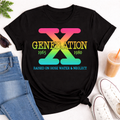 Gen X T-Shirt – Black or White