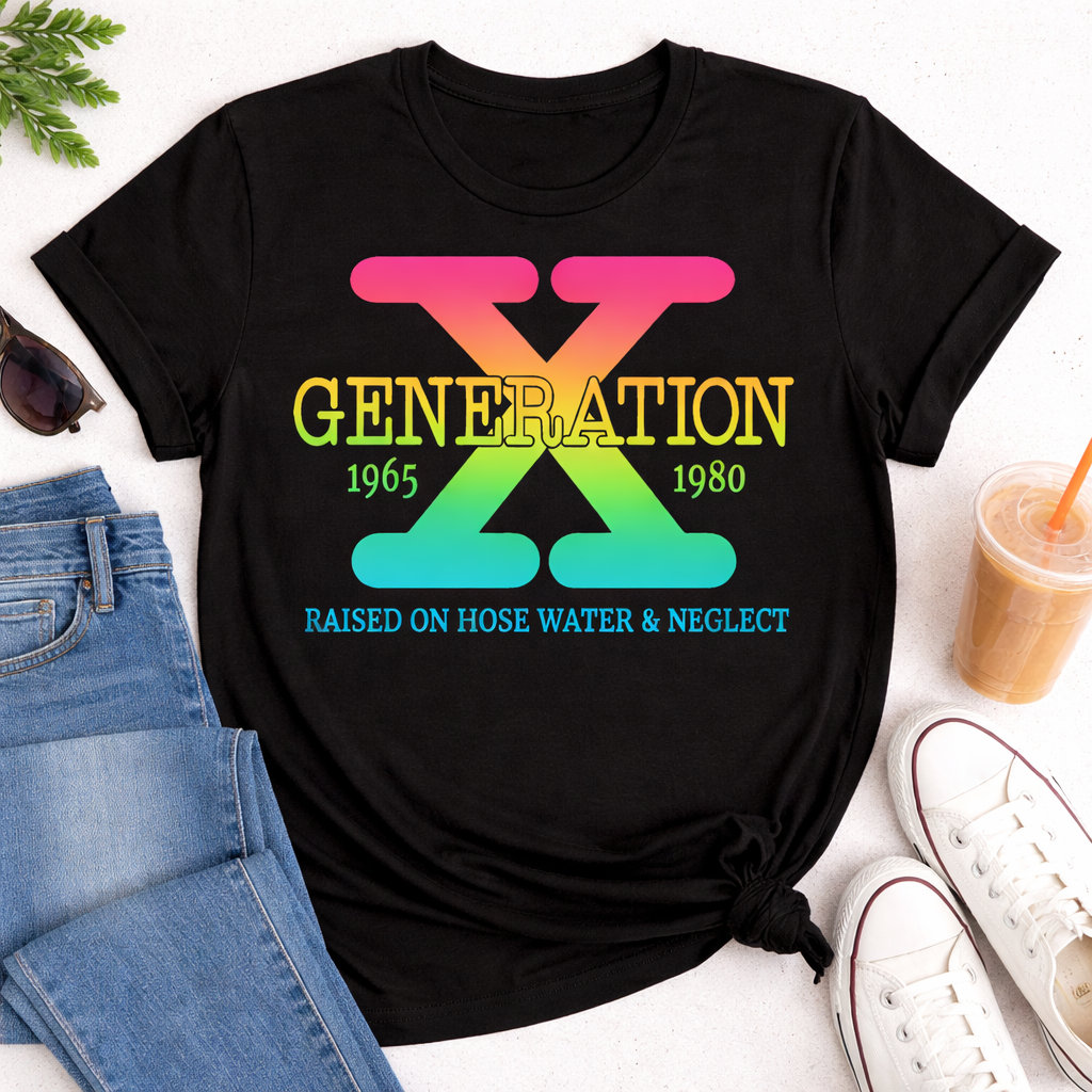 Gen X T-Shirt – Black or White