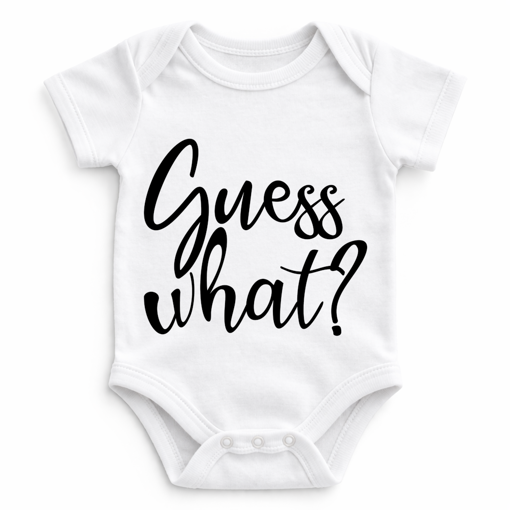 Guess What? Chicken Butt Baby Onesie